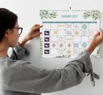 Aesthetic Greenery 2023 Wall Calendar - The Perfect Calendar for Easy Planning - Beautiful Calendar Decor to Enhance Your Kitchen or Office - Image 4
